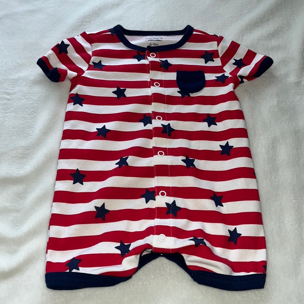 Carters. Red white and blue stars. Jumper.
